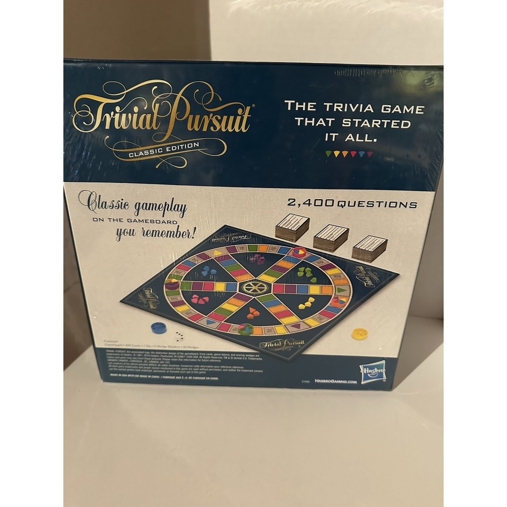 Trivia Pursuit Classic Edition New Unopened Sealed Game Family Fun